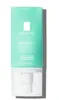 A product shot of a teal and white skincare bottle with a pump dispenser. Anteprima dell’immagine prodotto