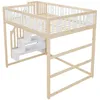Merax Etagenbett Kinderbett 140×200 cm aus Massivholz, Produktbild-Vorschau 9