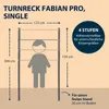 Hudora 64003 Fabian Pro Barra ginnica singola Anteprima dell’immagine prodotto 3