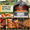 Venkovní pec na pizzu COSTWAY, dvouvrstvá pec na pizzu s Náhled obrázku produktu 6