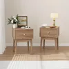 Mid-Century Modern Eichenfarbe Nachttisch, Schlafzimmer Produktbild-Vorschau 1