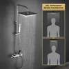 JOHO Regendusche Duschset mit Duscharmatur Komplettset- Produktbild-Vorschau 2