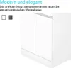 50cm Badmöbel-Set Standschrank Mineralguss waschtisch mit Produktbild-Vorschau 5