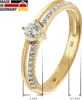 GLIZZ GL8814 Damenring Gold 333/8K mit Zirkonia 4 Produktbild-Vorschau