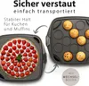 Kuchen Transportbox quadratisch, 28,5 x 28,5 x 13,5 cm Produktbild-Vorschau 2