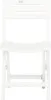 A white folding chair. Náhled obrázku produktu