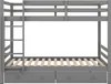 OKWISH Lit Superposé 140×200 cm avec 2 Tiroirs de Rangement Voir les images du produit 6
