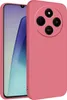 A pink phone case is shown on a white background, with a portion of a smartphone screen visible. Produktbild-Vorschau