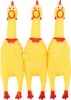 Screaming Chicken Hundespielzeug, gelbes Quietschhuhn aus Produktbild-Vorschau 1
