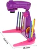 A purple and pink drawing projector with markers and templates. Náhľad obrázku produktu