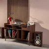 sweeek - Zweifarbiger Vintage XL Schallplattenschrank mit Produktbild-Vorschau 6