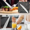 Collage of images showing cutlery being used for dining and close-ups of cutlery. Produktbild-Vorschau