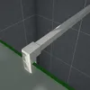 AICA walk in dusche 120X200cm Milchglas Duschwand 10mm NANO Produktbild-Vorschau 4
