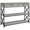 vidaXL Konzolový stolek Grey Sonoma 100x28x75 cm Dřevěné Náhled obrázku produktu 1