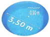 Ersatzfolie Ø 3,50 x 0,90 m 0,60 mm blau EB Produktbild-Vorschau 4