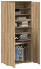 vidaXL Armadio alto in rovere Artisan 80 x 39 x 178 cm Anteprima dell’immagine prodotto 3