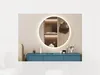HOKO Miroir de salle de bain design rond 80 cm Vienne avec Voir les images du produit 8