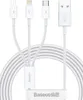 Baseus Cavo USB superiore USB 2.0 1,5 m USB A USB C/Micro Anteprima dell’immagine prodotto 46