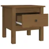 Tavolini 2 pz. Marrone miele 40x40x39 cm in legno di pino Anteprima dell’immagine prodotto 10