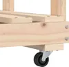 vidaXL Stojak na drewno opałowe z kółkami 76,5x40x108 cm Podgląd zdjęcia produktu 7