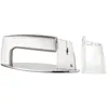 A knife sharpener and a clear plastic cover are displayed against a white background. Produktbild-Vorschau
