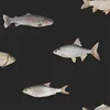 ESTAhome Tapete Fische Schwarz und Grau 50 x 900 cm Produktbild-Vorschau 8