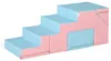 HOMCOM Bouwstenen set, 2-delig, herbruikbaar ontwerp, roze Productafbeelding-voorbeeld 1