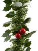 Deko-Christbaumkette, grün mit rot, 2,7 m Produktbild-Vorschau 2