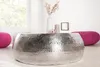riess-ambiente Table basse ronde ORIENT 80 cm argent métal Voir les images du produit 3