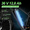 HITWAY 27,5 Zoll E Bike,21-Gang E-Fahrrad ,MTB Citybike, Produktbild-Vorschau 7