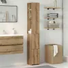 vidaXL Kúpeľňová skrinka Artisan dub 25x25x170 cm Materiál Náhľad obrázku produktu 1