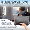 Heimwert Reisekissen - 2in1 Memory Foam Nackenkissen Produktbild-Vorschau 6