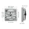 VEVOR Ventilateur d'extraction, 610 mm, 1400 tr/min, 2892 Voir les images du produit 8