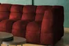 KAWOLA Sofa ROSARIO Ecksofa Velvet bordeaux Recamiere links Produktbild-Vorschau 6