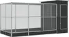 vidaXL Voliere mit Erweiterung Silber 416 x 203 x 216 cm Produktbild-Vorschau 1