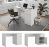 Stůl Vicco Ruben Bílá 120 x 55 cm se zásuvkou, Model 49262 Náhled obrázku produktu 2