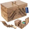 Scatola portaoggetti in legno con 5 scomparti per accessori Anteprima dell’immagine prodotto 7