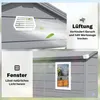 Outsunny Gerätehaus 4,1m³, Gartenhaus mit Pultdach, 240 x Produktbild-Vorschau 5