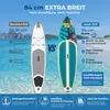 SUP-Board 320x84x15 cm, Bis zu 160 kg, extra breites iSUP, Produktbild-Vorschau 3
