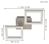 Eglo Plafoniera LED Huerta nichel opaco 47 x 22,5 cm Anteprima dell’immagine prodotto 7