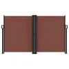 Seitenmarkise Ausziehbar Braun 140x1200 cm Produktbild-Vorschau 3
