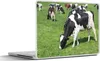 MuchoWow® Laptop Aufkleber Sticker Cover Kuh - Tiere - Gras Produktbild-Vorschau 1
