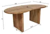 FineBuy Schreibtisch 180x90x76 cm Akazie Massivholz Produktbild-Vorschau 3