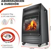 KESSER® Riscaldatore a gas da 3,4 kW, stufa a gas, Anteprima dell’immagine prodotto 2