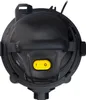 A top-down view of a black industrial vacuum cleaner with a yellow on/off switch. Náhled obrázku produktu