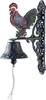 KADAX Campanello da porta in ghisa, Campanello da giardino Anteprima dell’immagine prodotto 3