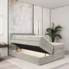 Masseno Boxspringbett LUNERA 140x200 cm Komplett-Set mit Produktbild-Vorschau 3