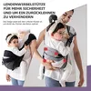 Tragetuch Baby Neugeboren Ergonomisch Hüfttrage Baby bis 25 Produktbild-Vorschau 6