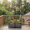 COSTWAY Blumenkasten, 2 in 1 Rosenbogen mit Rankgitter, Produktbild-Vorschau 8