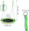 Altalena a nido Relaxdays, rotonda, per bambini e adulti, Anteprima dell’immagine prodotto 4